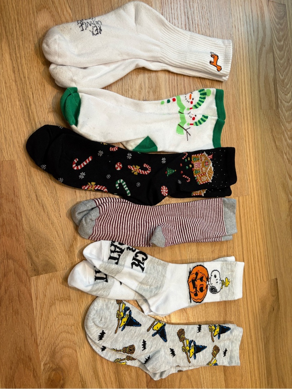Assorted Women’s Holiday and Novelty Crew Socks- Rex Orange County